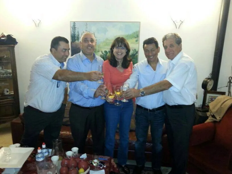 מימין אלי גינמן וורדי בושארי יעלה מקליס אמנון סעד והדר מימון