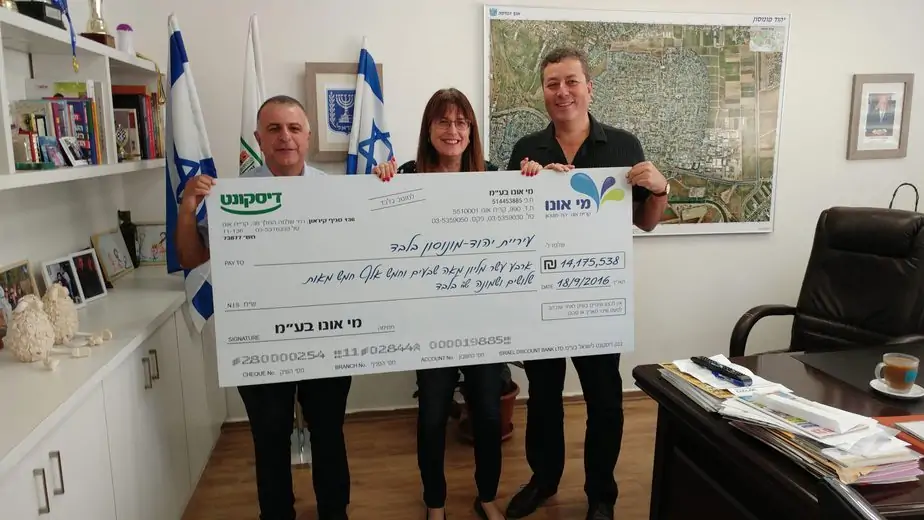 תאגיד מי אונו מחזיר הלוואה של 14 מיליון לעיריית יהוד