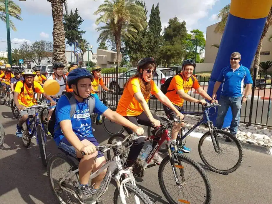 יעלה מקליס מסע אופניים בקעת אונו