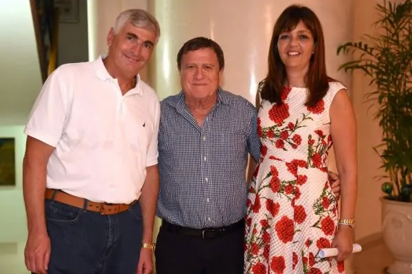 דוקטור ציפי לנדאו עם יורם גאון ויגאל לנדאו
