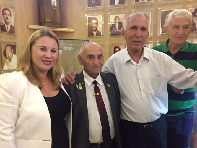 ח״כ קסניה סבטלובה במוזיאון יהדות לוב