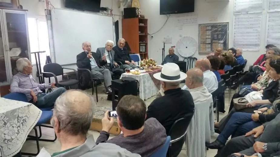 יושב ראש הכנסת לשעבר שלמה הלל הרצה באור יהודה