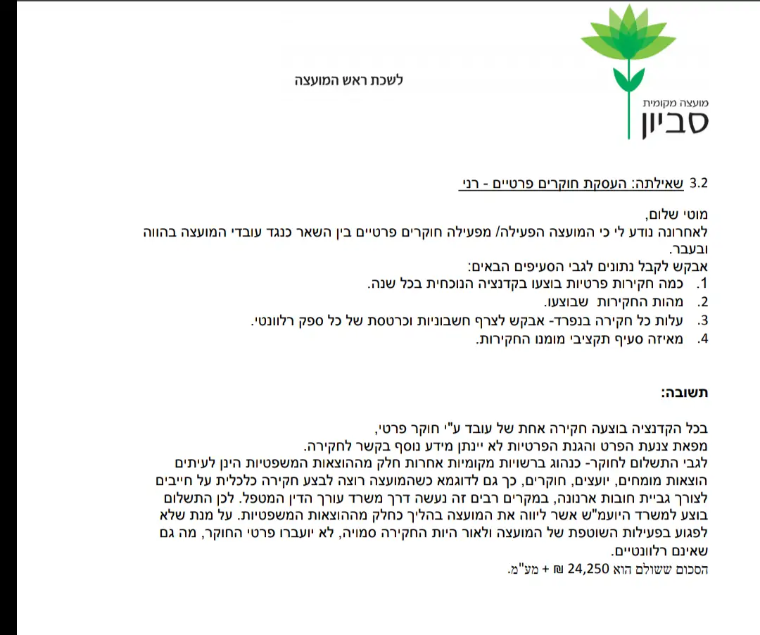 מעקב עובדים בסביון