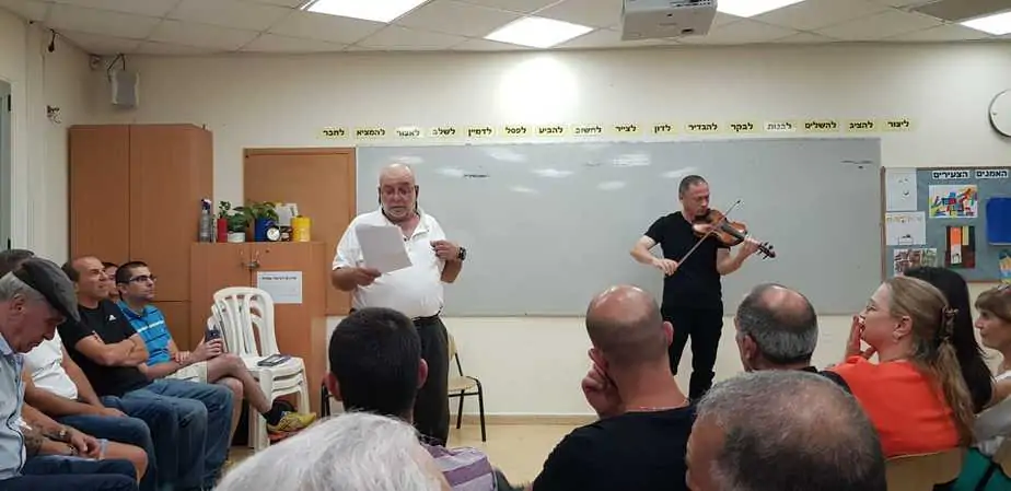 חברי משמר השכונה נווה רבין נפגשו עם בוקי נאה