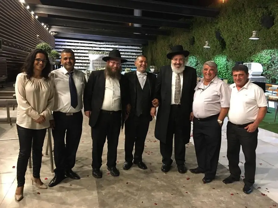 הצמרת הפוליטית של העיר בחתונת השנה