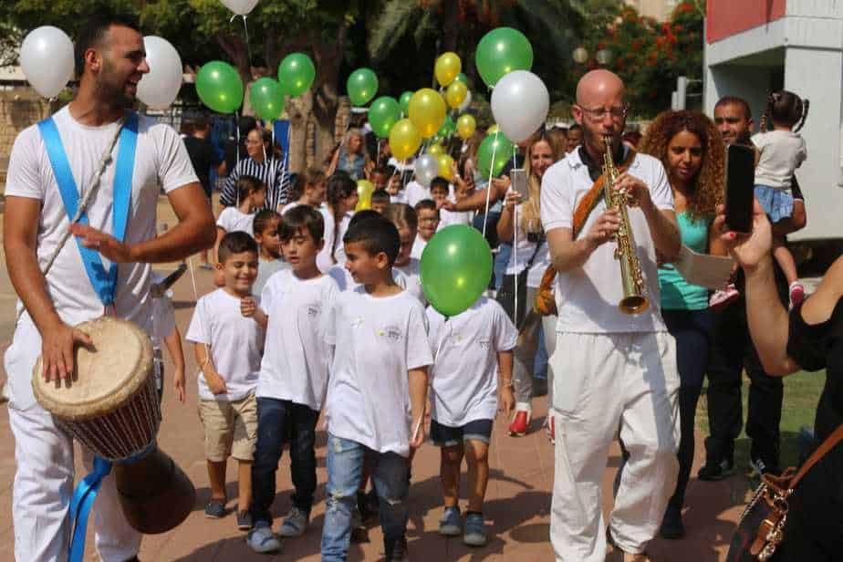 פתיחת שנת הלימודים באור יהודה. תמונות: איתן אלחדז