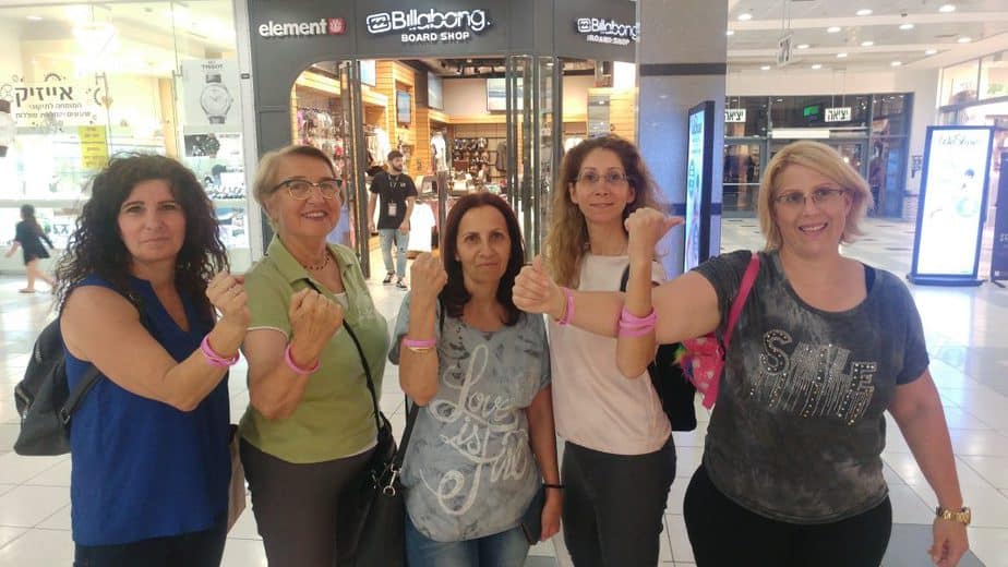 נציגות המחלקה למעמד האישה ומנהלת הנשים בקניון קריית אונו