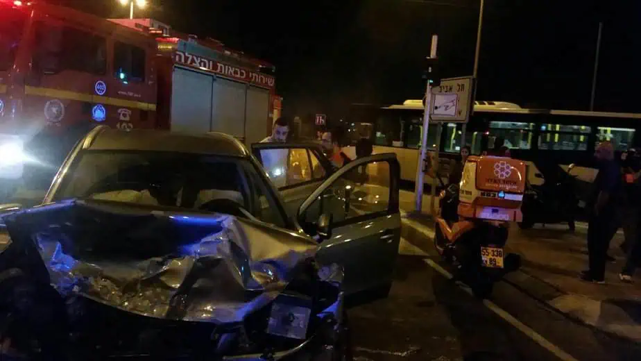 תאונת דרכים בצומת סביון