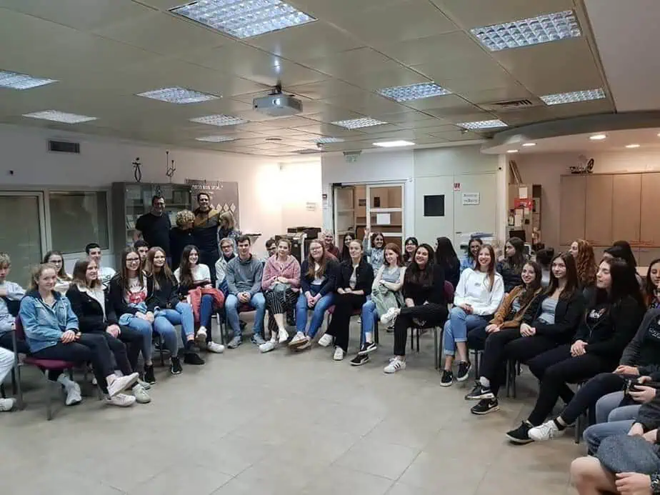 תלמידי גרמניה במקיף יהוד