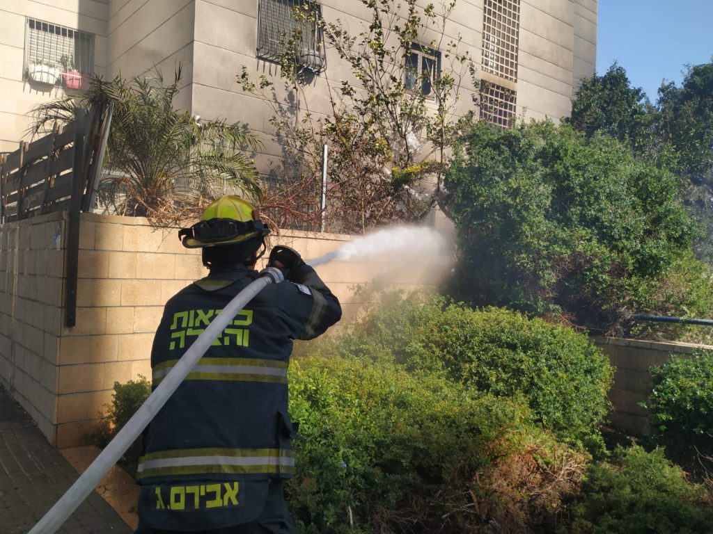 שריפה בקריית אונו