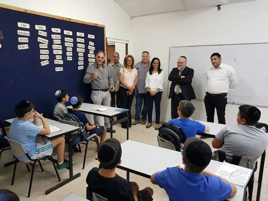 בית ספר מדעים ויהדות ביקור ראש העירייה 1