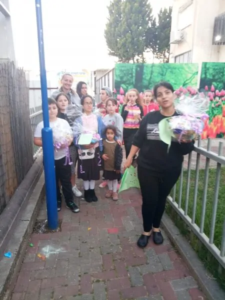 פעילות פורים במתחם סחלב - צילום הפעילים הקהילתיים של סחלב