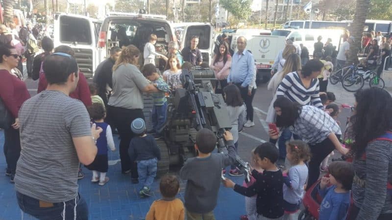 תצוגה של החבלן המשטרתי