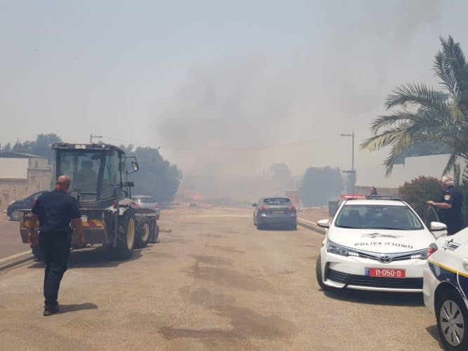 שריפה ברמת פנקס
