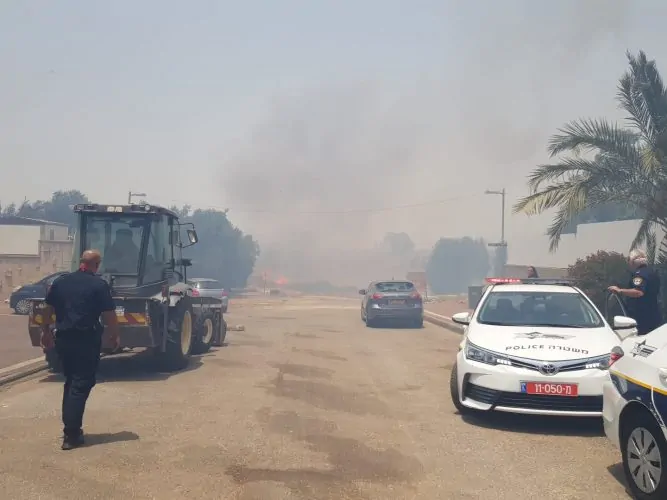 שריפה ברמת פנקס