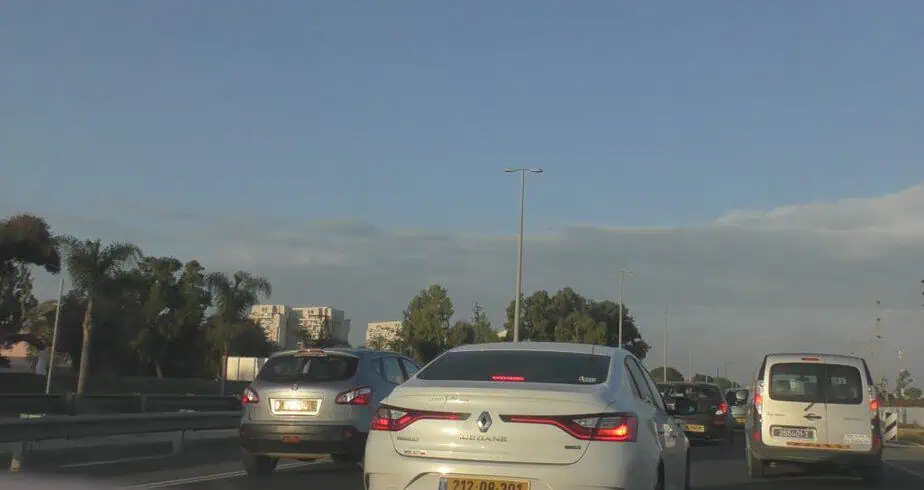 פקק כביש 461