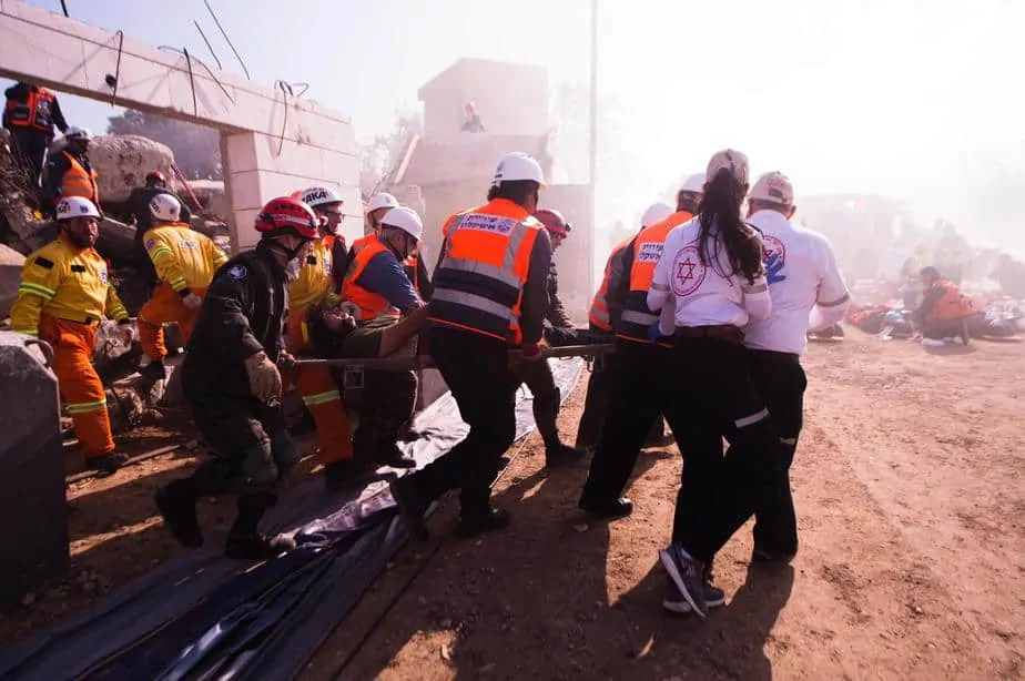 תרגיל מוכנות לשעת חירום. צילום: דובר צה"ל