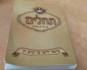 ספר תהילים. צילום אונו ניוז
