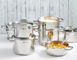 נעמן סדרת כלי הבישול שף נירוסטה צילום דן לב תמי בר שי