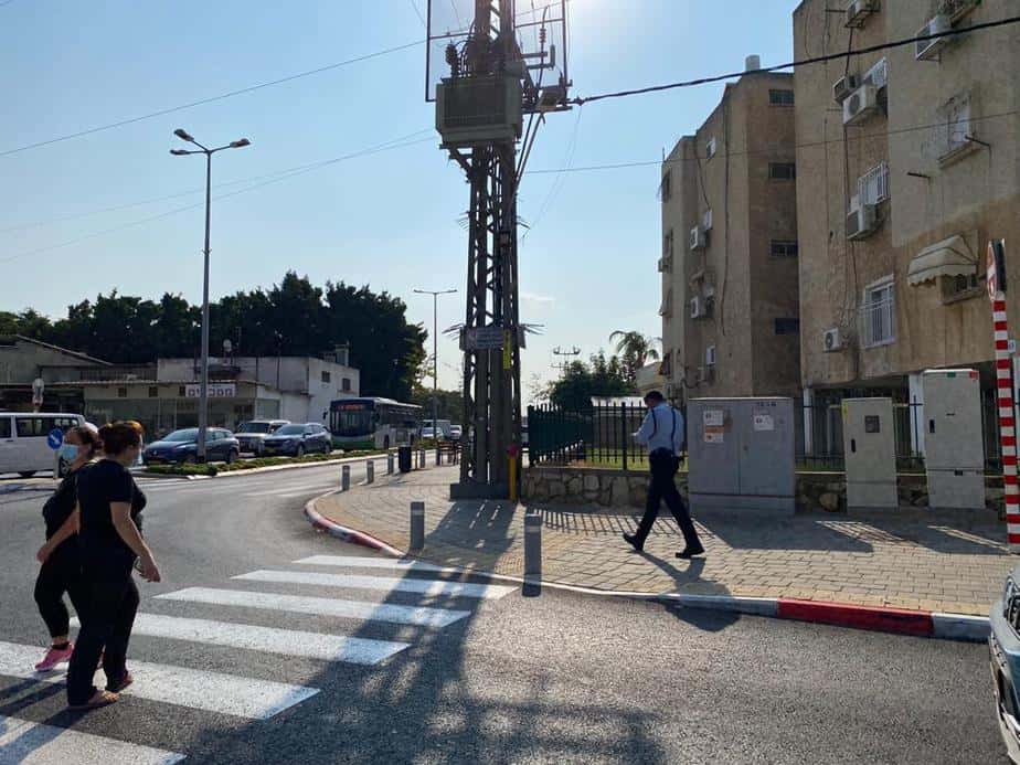 איזור האירוע. צילום: אונו ניוז