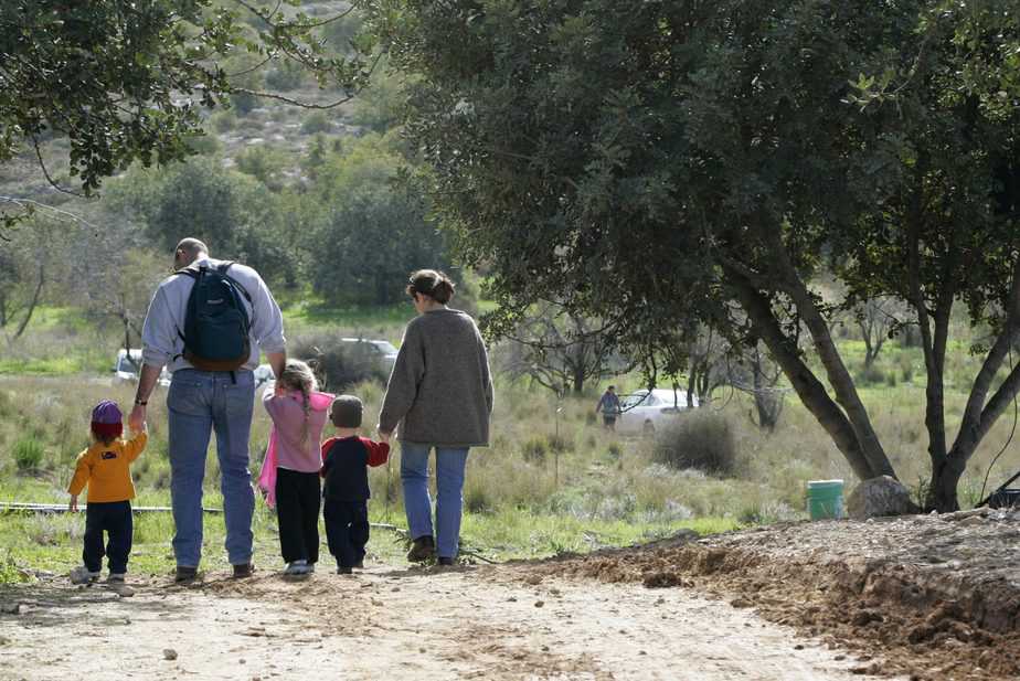 טיול משפחתי ביער