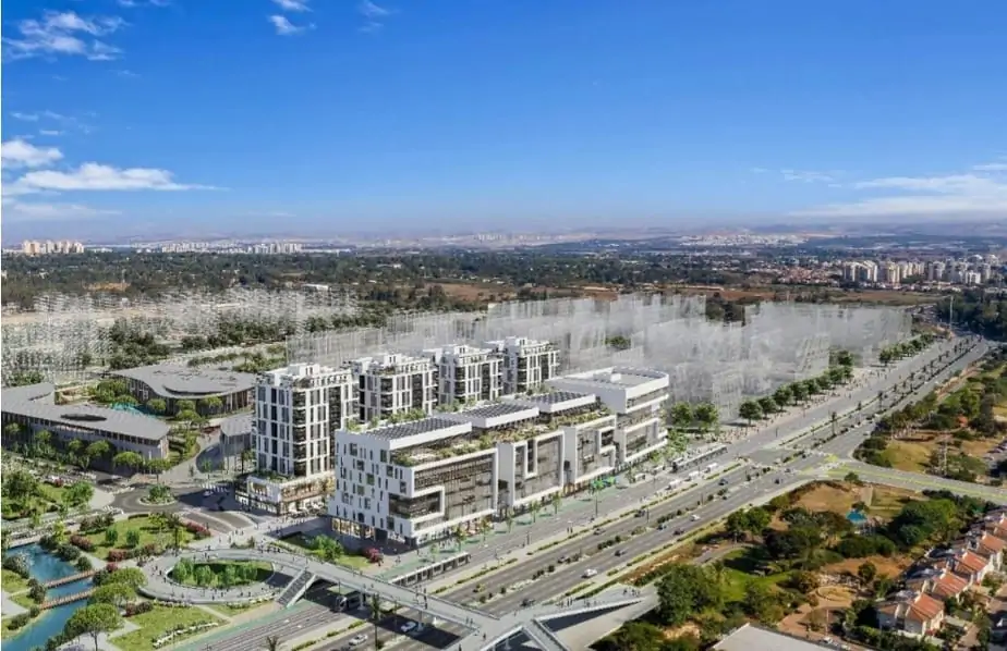 הדמיה פרויקט אונו סנטר באור יהודה (צילום סטודיו לומו)