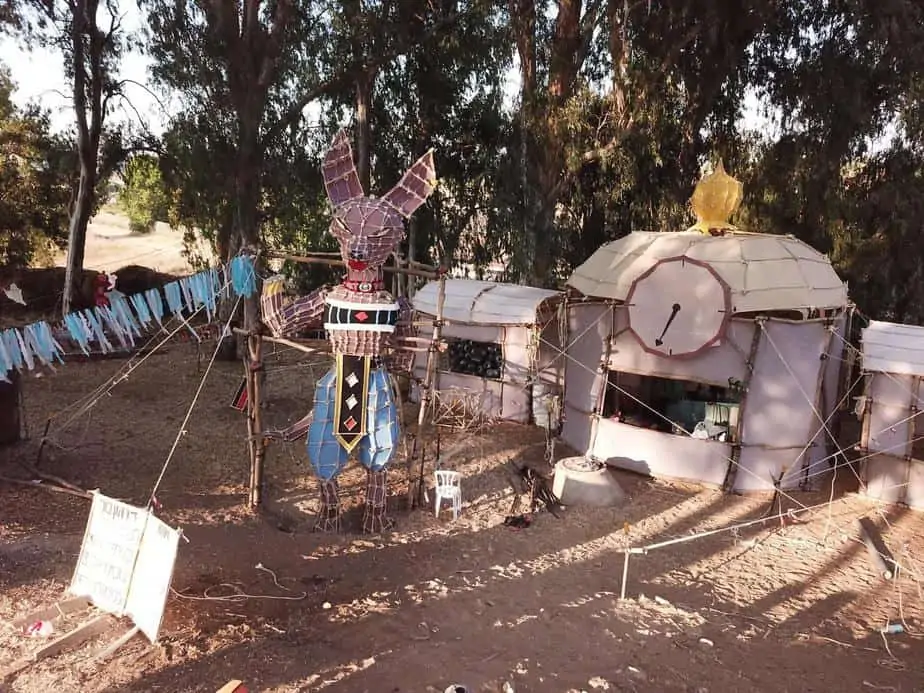 המחסן במחנה של שבט יהודה. צילום: יוסי מויאל וניסים יצחק