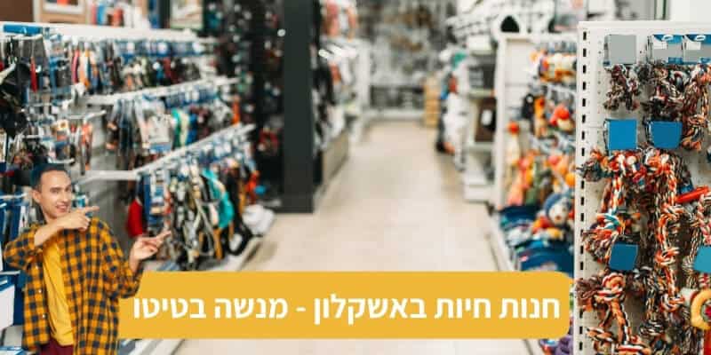 ביי פוסט. מנשה בטיטו חנות חיות באשקלון. אילוסטרציה canva