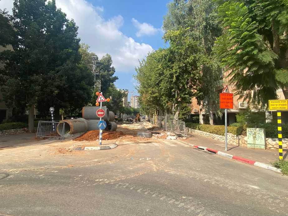 רחוב הרי יהודה פינת רחוב המצפה בגני תקווה. צילום: אונו NEWS