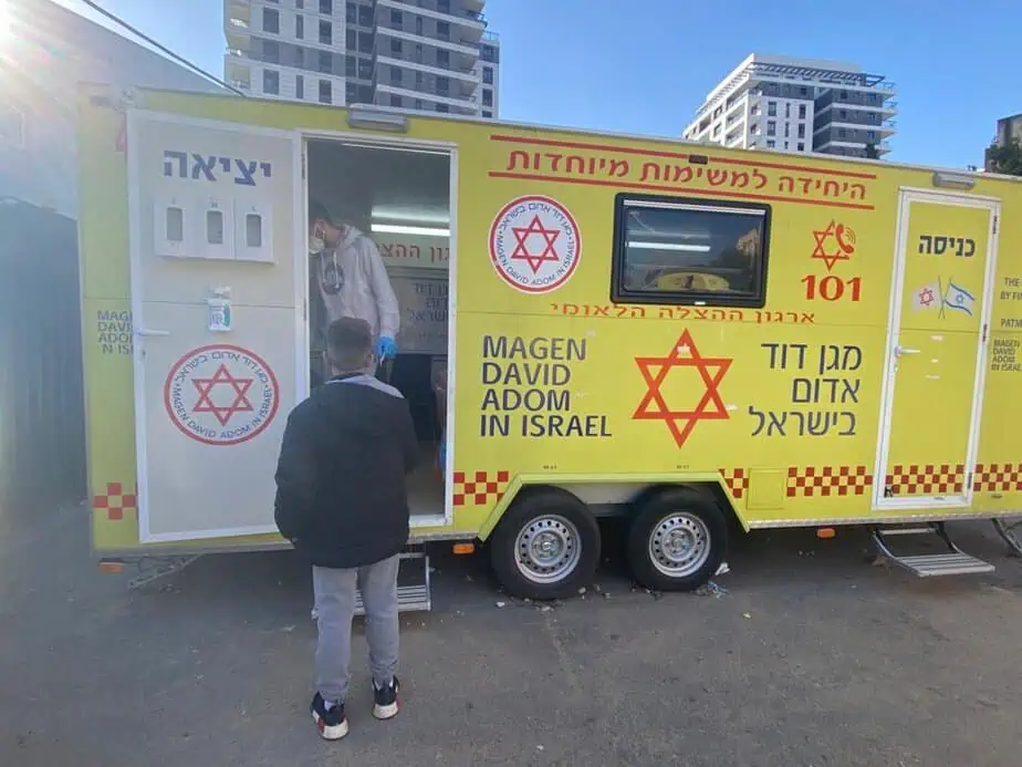 בדיקות קורונה מהירות בבקעת אונו. צילום: אונו ניוז