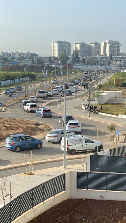 בית בפארק נמאס מכת פקקים בשכונה. צילום: באדיבות תושבי השכונה