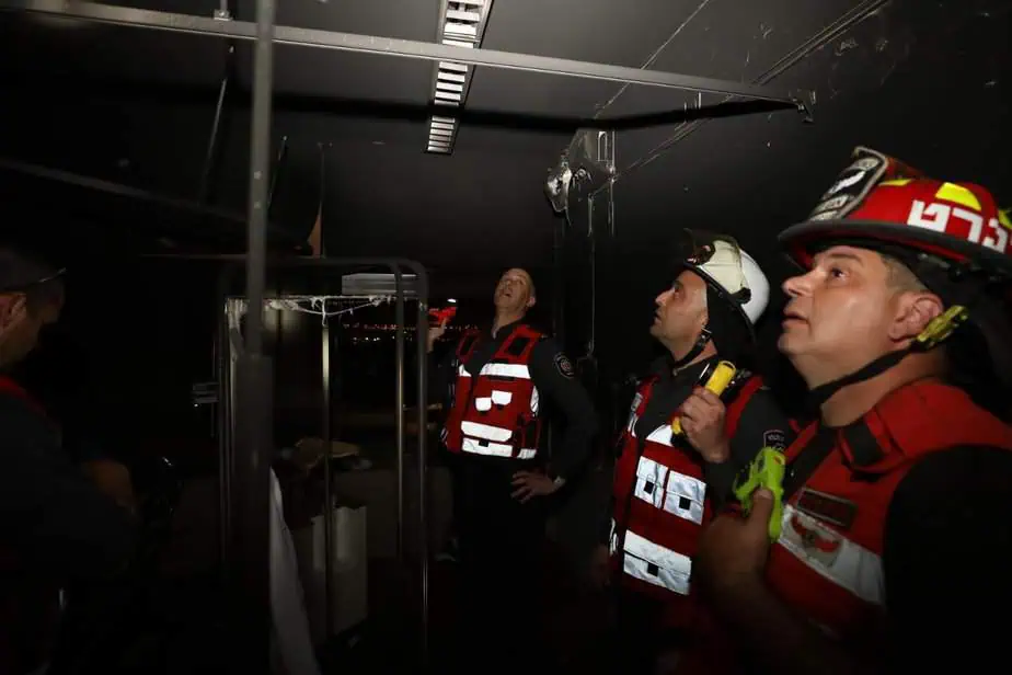 שריפה בביה"ח תל השומר. צילום: תיעוד מבצעי כב"ה, אבנר בן מנחם