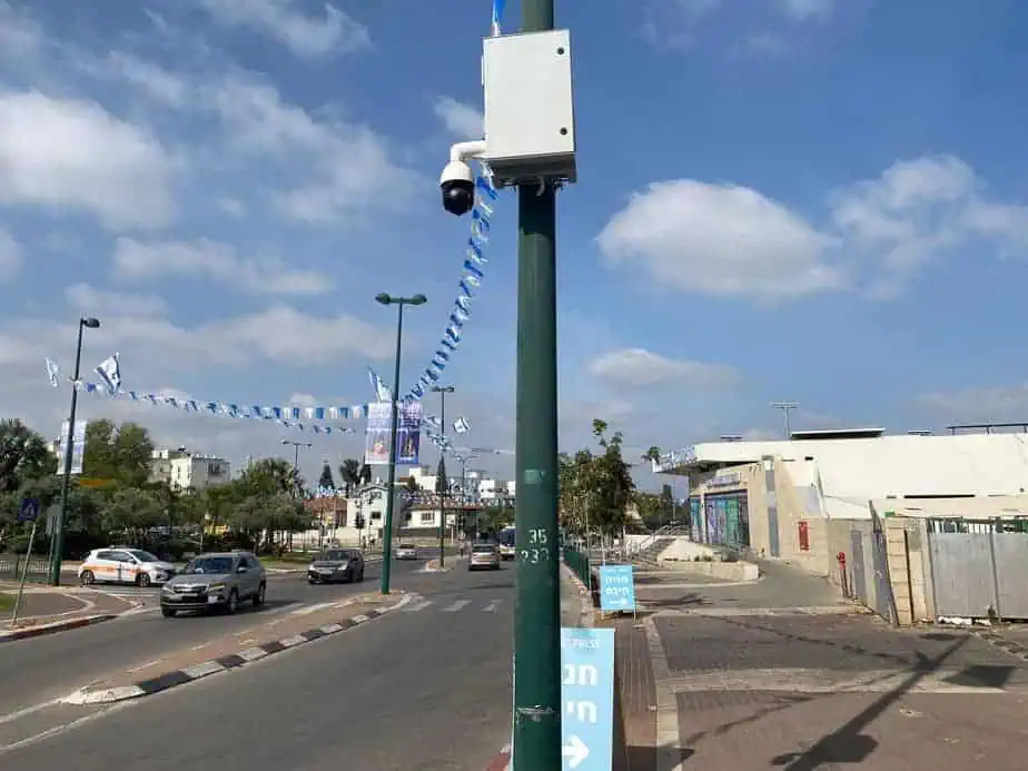 מצלמות אכיפת חנייה בקריית אונו. צילום: אונו ניוז