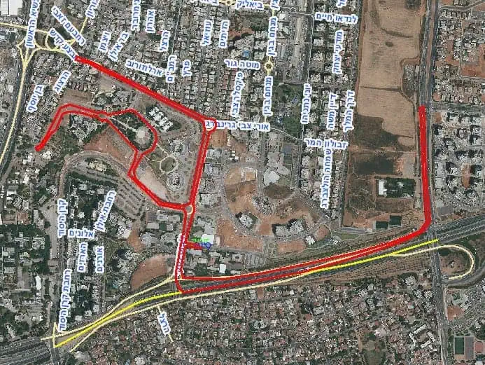 מרוץ גבעת שמואל: צילום דוברות המשטרה