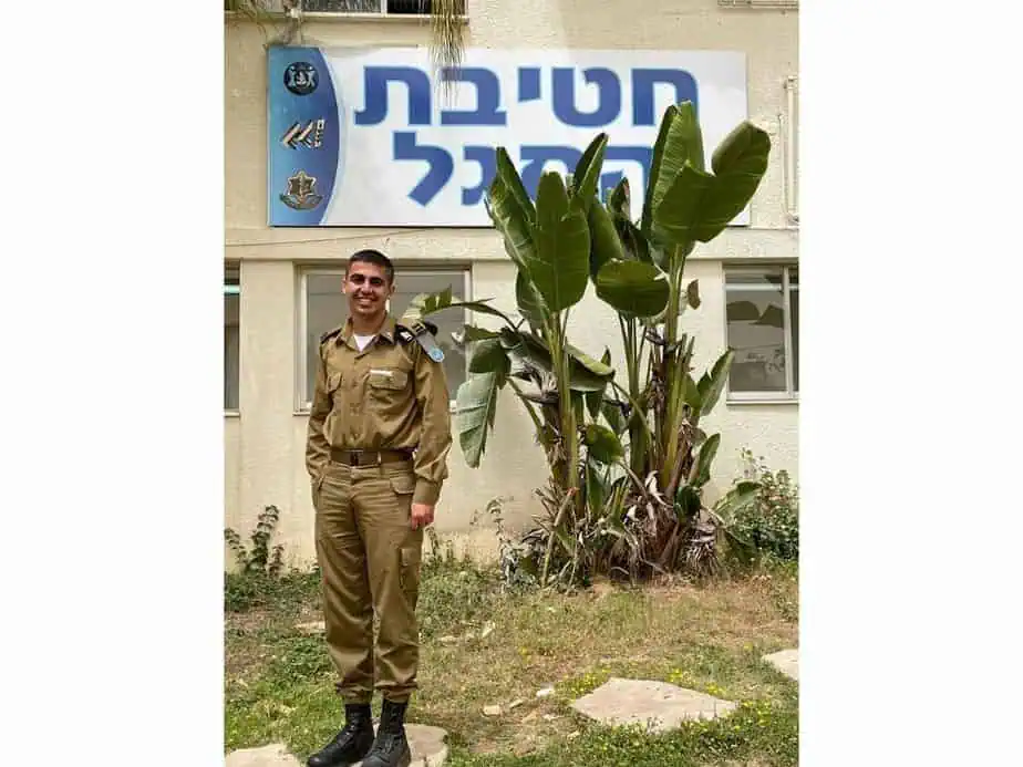 מצטיין ר אכ"א, סגן אייל ליפקא מקריית אונו. צילום: דובר צה"ל