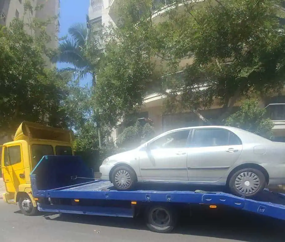 רכב של תושבת קריית אונו שתדלקה בתחנה. צילום פרטי