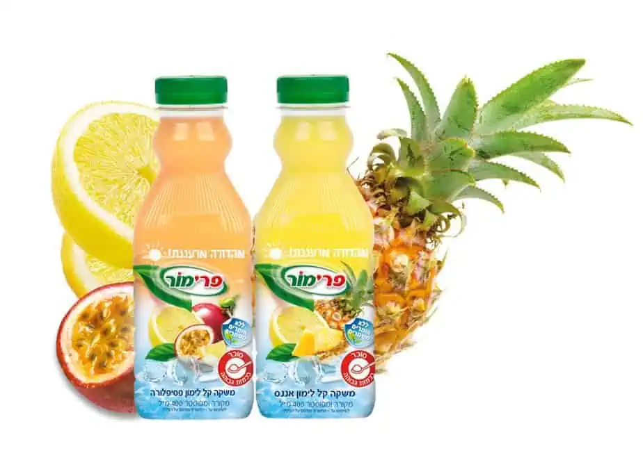 מירב ברומרד משקאות הקיץ הקלים של פרימור במהדורה מוגבלת הדמיה רוני ברוקס