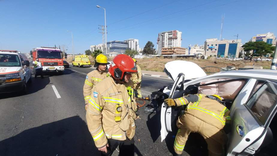 קרדיט: תיעוד מבצעי, כבאות והצלה מחוז דן