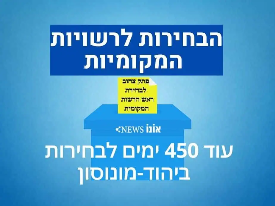 בחירות לרשויות המקומיות 31.10.2023