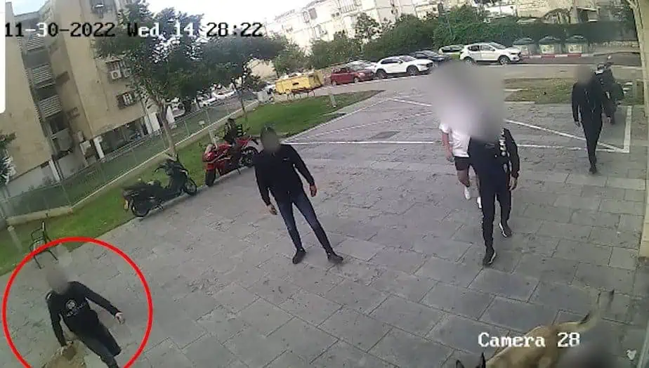 פרשיית אלימות חמורה באור יהודה על רקע סכסוך בין כנופיות. צילום: דוברות משטרת ישראל