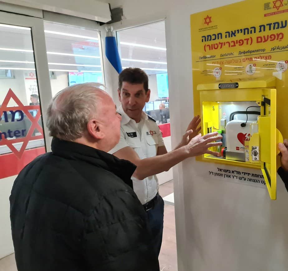 ביקור חכ דודי אמסלם במוקד הארצי של מדא – צילום דוברות מדא 14.2.23 (2)