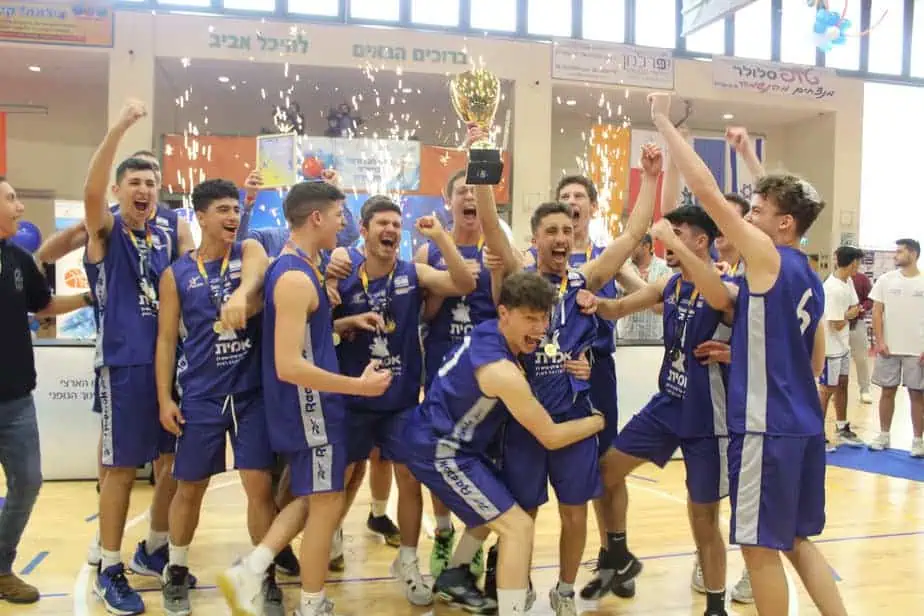 נבחרת תיכן חמד בר אילן צילום: התאחדות הספורט לבתי הספר בישראל והפיקוח הארצי על החינוך הגופני