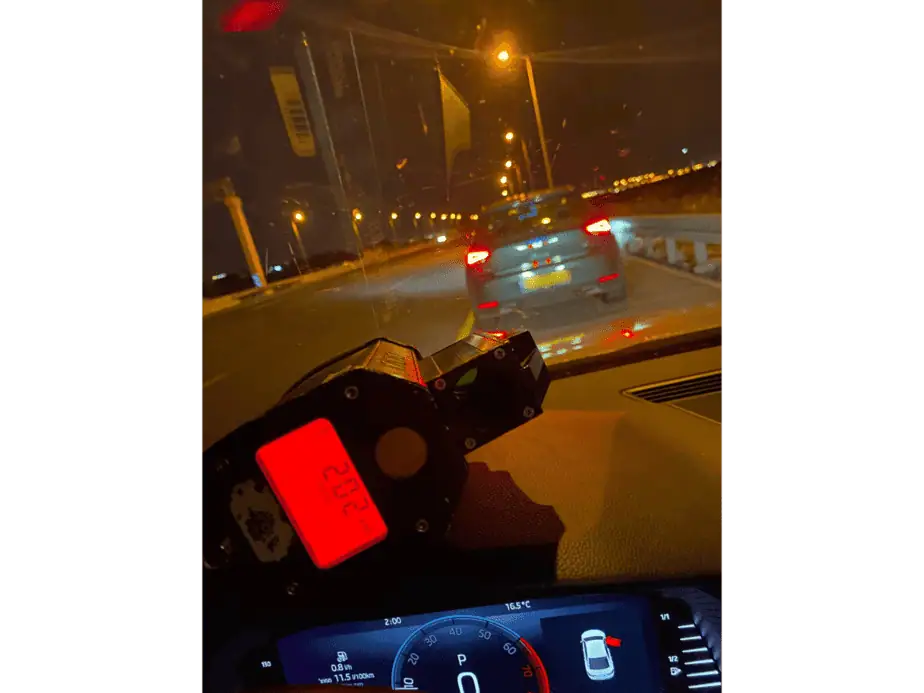 נהיגה במהירות מופרזת. צילום: דוברות המשטרה