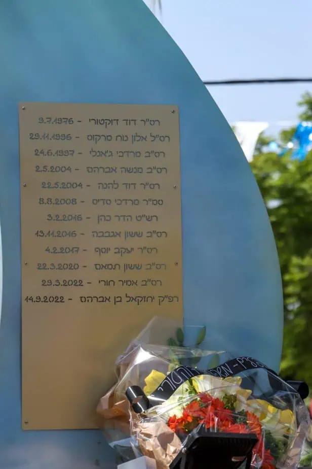 כיכר השוטר אור יהודה. צילום: דוברות המשטרה