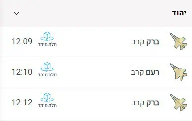 מטס יום העצמאות 2023 ביהוד. צילום מסך מאפליקציית חיל האוויר