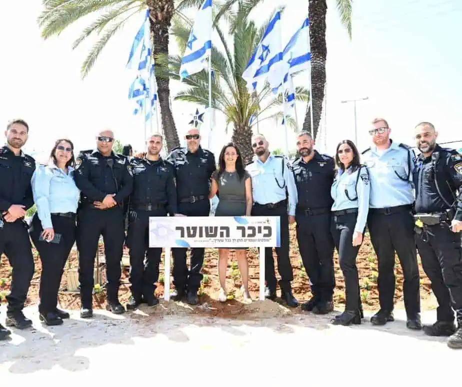 כיכר השוטר אור יהודה. צילום: חורחה נובומינסקי
