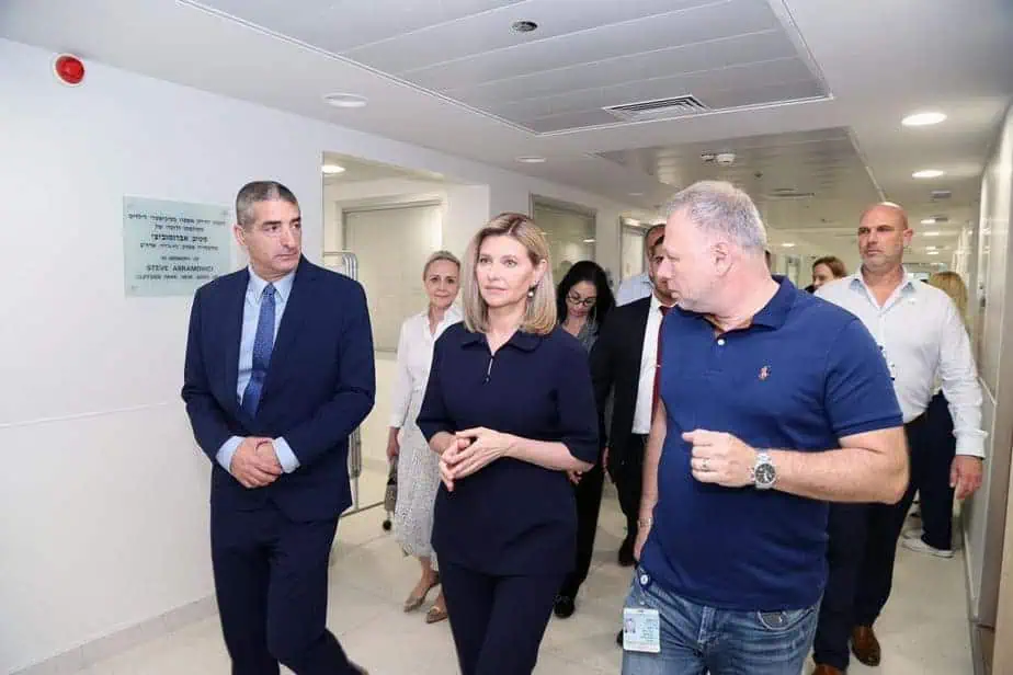 אולנה זלנסקה. צילום: דוברות שיבא.