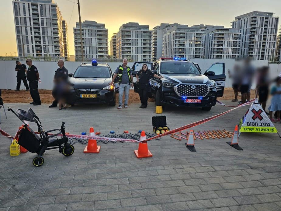 ניידות משטרה חדשות הוצגו בפסטיבל כוחות הביטחון באור יהודה קרדיט: סטודיו ישראל