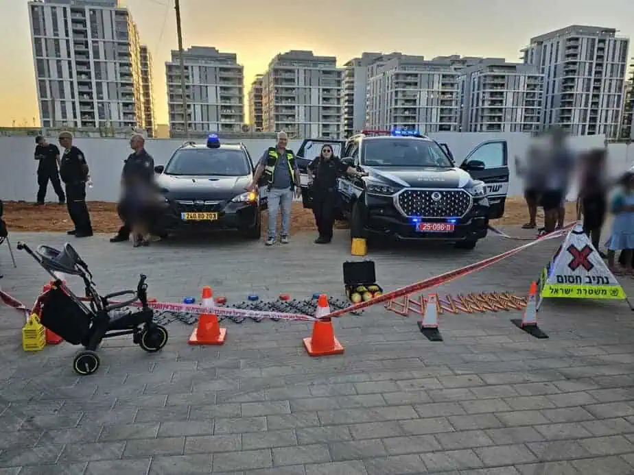 ניידות משטרה חדשות הוצגו בפסטיבל כוחות הביטחון באור יהודה קרדיט: סטודיו ישראל