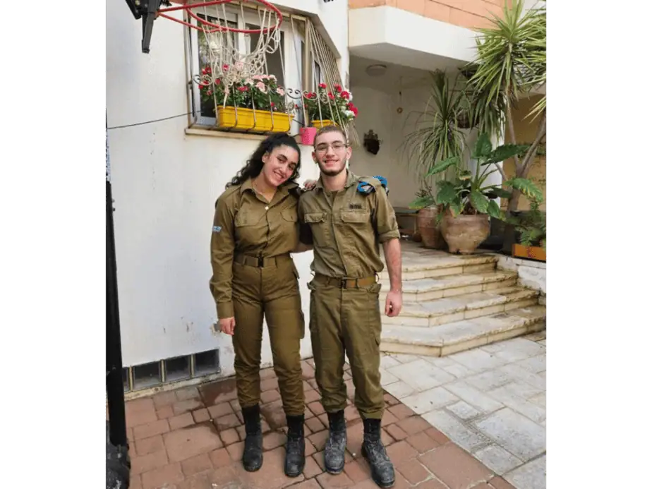 עומר ויובל כחלון. צילום: דובר צה"ל